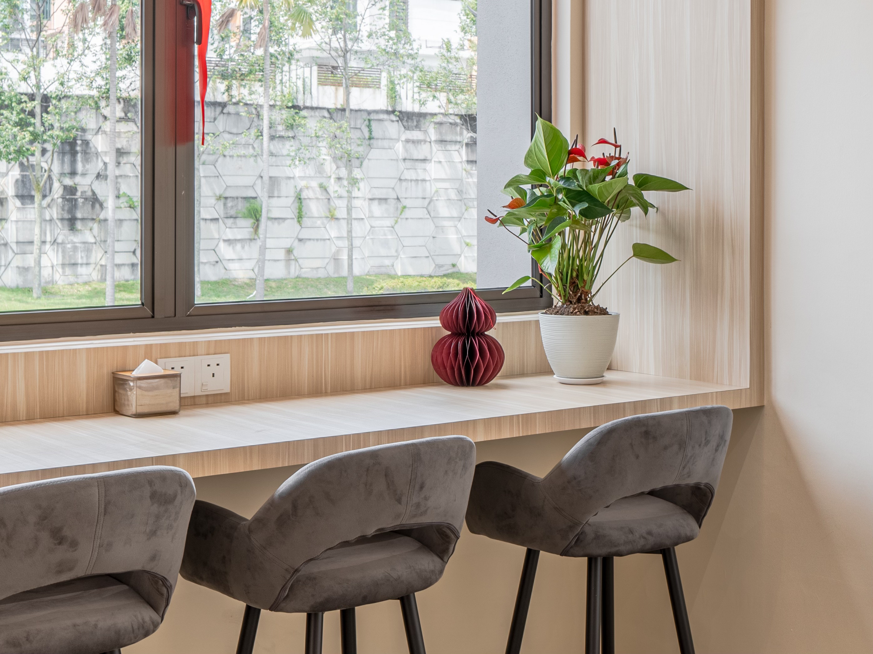 Cafe upper floor interior